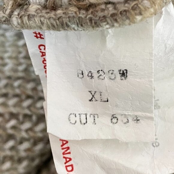 Vintage Wool Blend Oversized Mixed Knit Grandpa Dad Sweater - Picture 7 of 9